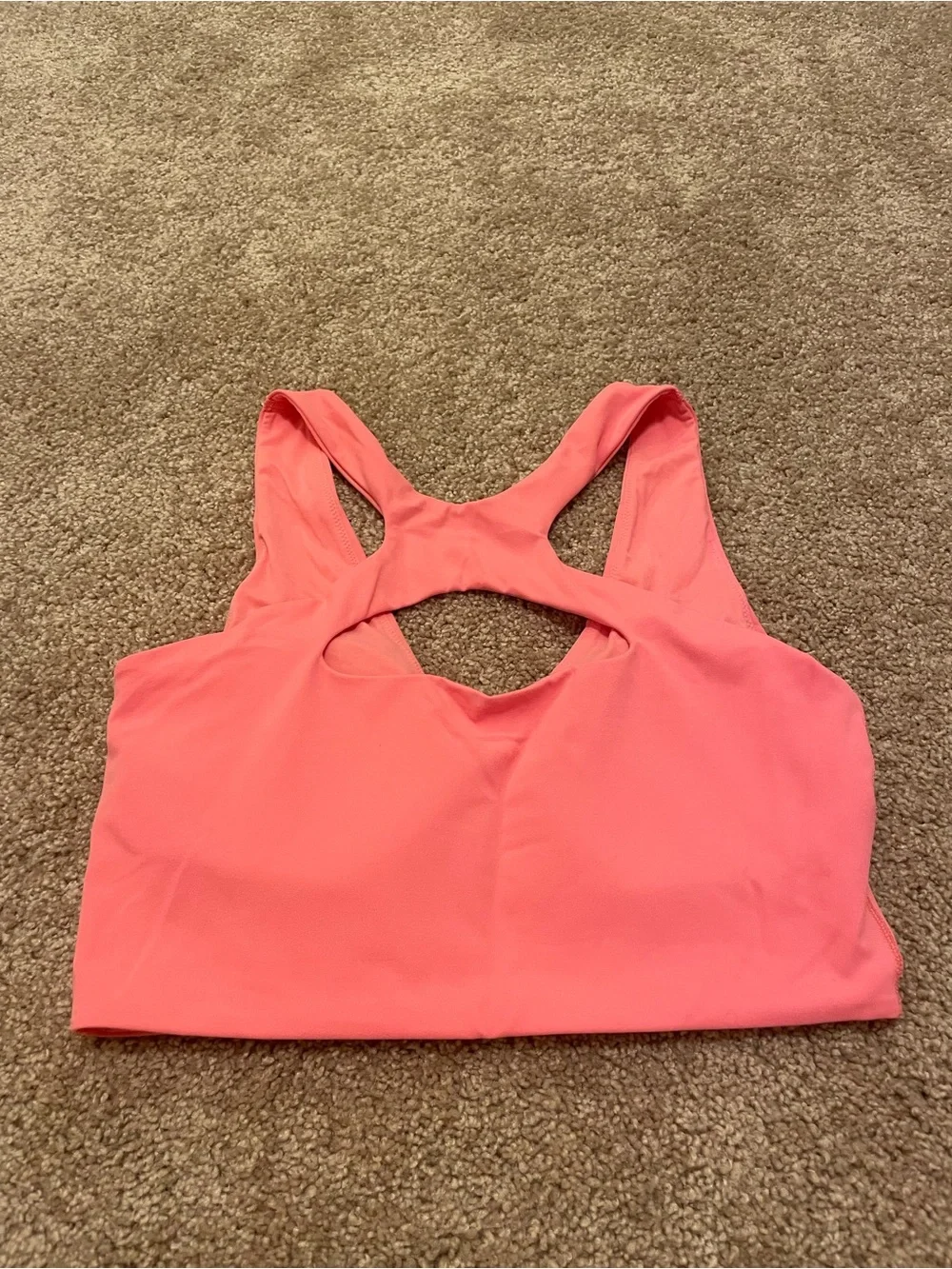 Lululemon Bend this Scoop and Square Bra in Sakura pink